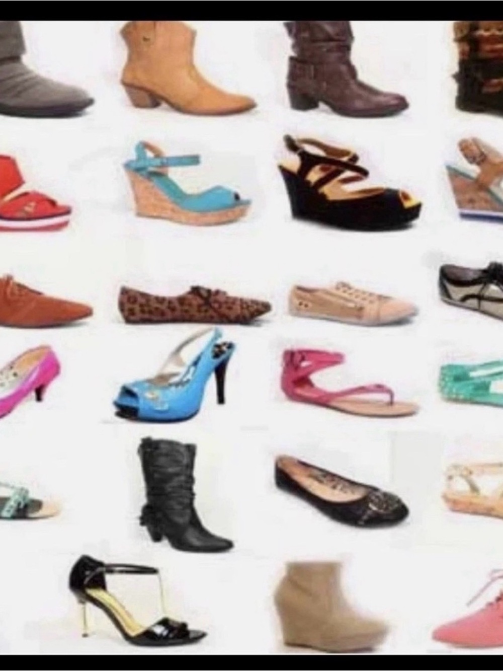 Wholesale Lot Of Womens Brand Name Shoes / Sneakers / Sandals/ Boot/ Lot Of 20pc